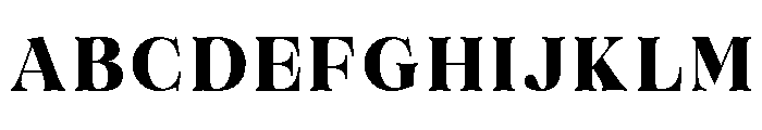 Bistok-Regular Font UPPERCASE