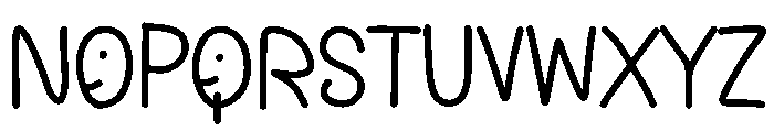 Bitaro Font UPPERCASE