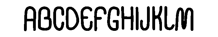Bitasara Font UPPERCASE