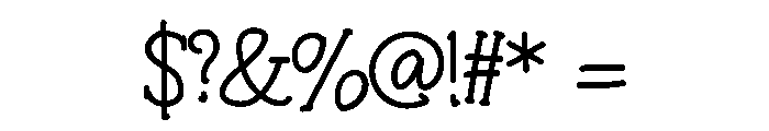 Bitavelle Font OTHER CHARS