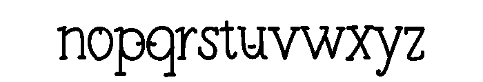 Bitavelle Font LOWERCASE