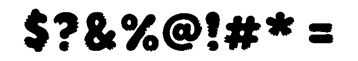 Bitey Font OTHER CHARS