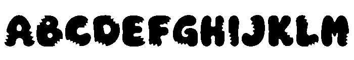 Bitey Font UPPERCASE