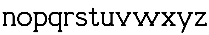 Bitfolio Regular Font LOWERCASE