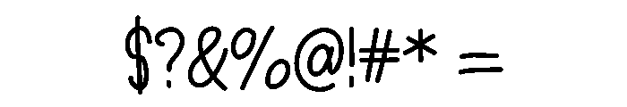 Bitielle Font OTHER CHARS