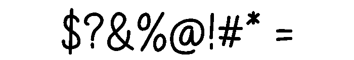 Bitika Font OTHER CHARS