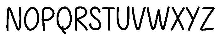 Bitika Font UPPERCASE