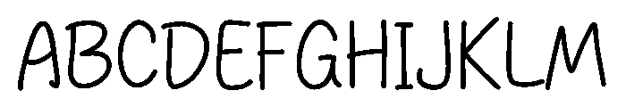 Bitless Font UPPERCASE