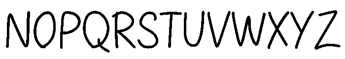Bitless Font UPPERCASE