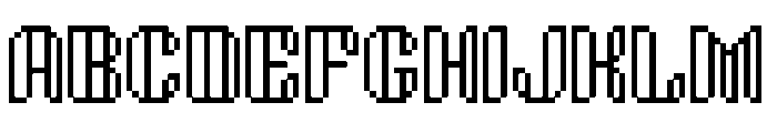 Bitmap Loft Font UPPERCASE