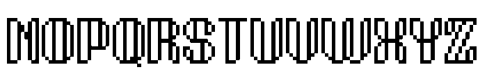 Bitmap Loft Font UPPERCASE