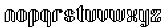Bitmap Loft Font LOWERCASE