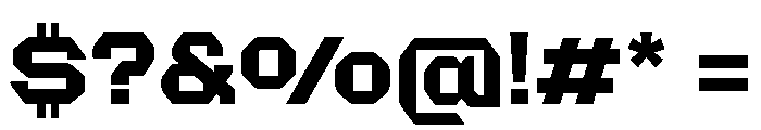 Bitmark Regular Font OTHER CHARS