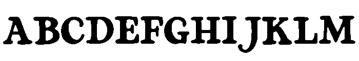 Bitoni Font UPPERCASE