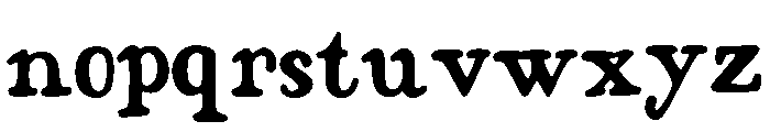 Bitoni Font LOWERCASE