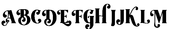Bivara Font UPPERCASE