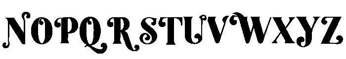 Bivara Font UPPERCASE