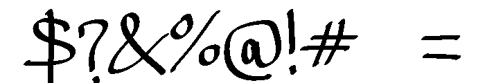 Bivyye Font OTHER CHARS