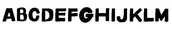 Bixbox Font UPPERCASE