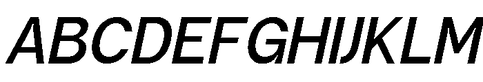 Biyonix Italic Font UPPERCASE
