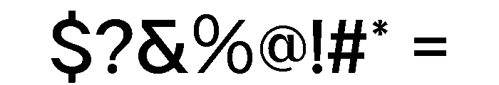 Biyonix Regular Font OTHER CHARS