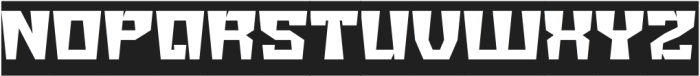 BIG GIANT-Inverse otf (400) Font UPPERCASE