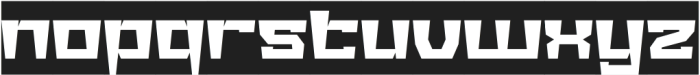 BIG GIANT-Inverse otf (400) Font LOWERCASE
