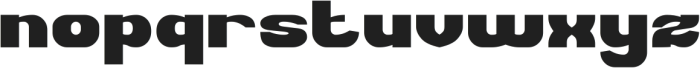 BIG POWER Bold otf (700) Font LOWERCASE