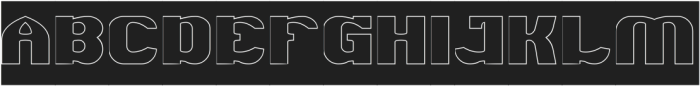 BIG POWER-Hollow-Inverse otf (400) Font UPPERCASE