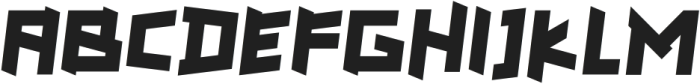 BIGAR!!! otf (400) Font LOWERCASE