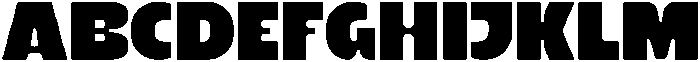 BILEKO Regular otf (400) Font UPPERCASE