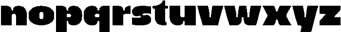 BILEKO Regular otf (400) Font LOWERCASE