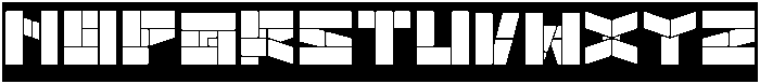 BILL GATES WINDOWS-Filled-Inver otf (400) Font UPPERCASE