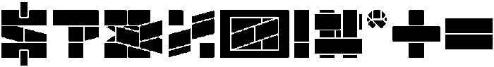BILL GATES WINDOWS-Filled otf (400) Font OTHER CHARS