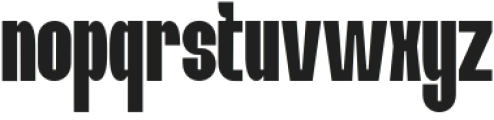 BINDORAN Regular otf (400) Font LOWERCASE