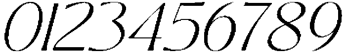 BITORIA - Italic Italic otf (400) Font OTHER CHARS