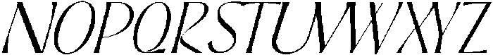 BITORIA - Italic Italic otf (400) Font UPPERCASE