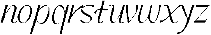 BITORIA - Italic Italic otf (400) Font LOWERCASE
