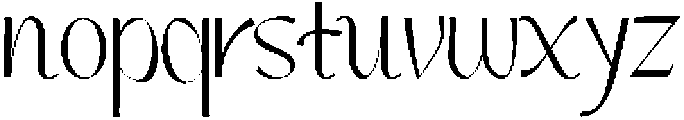 BITORIA - Reguler Regular otf (400) Font LOWERCASE
