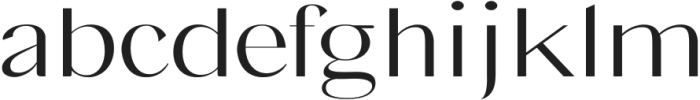 Bia Sans High Light Expanded otf (300) Font LOWERCASE