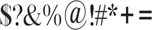 Bia Serif High Regular Condensed otf (400) Font OTHER CHARS