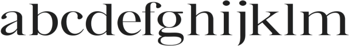 Bia Serif High Regular Expanded otf (400) Font LOWERCASE
