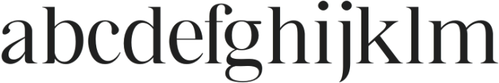 Bia Serif High Regular otf (400) Font LOWERCASE