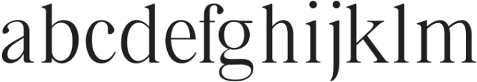Bia Serif Low Light otf (300) Font LOWERCASE