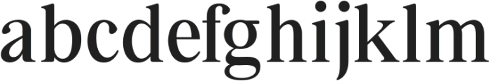 Bia Serif Low Medium otf (500) Font LOWERCASE
