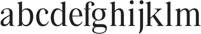 Bia Serif Low Regular otf (400) Font LOWERCASE