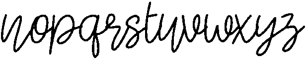 Bianca Regular otf (400) Font LOWERCASE