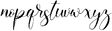 Bianca otf (400) Font LOWERCASE