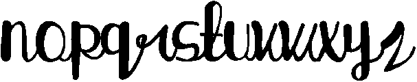 Bianca otf (400) Font LOWERCASE