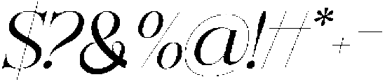 Bianoch otf (400) Font OTHER CHARS